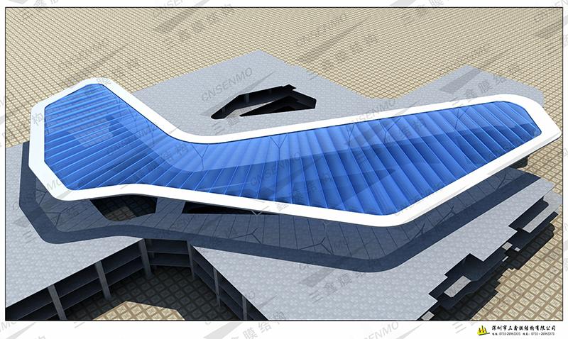 珠海灏怡财富中心ETFE膜结构工程