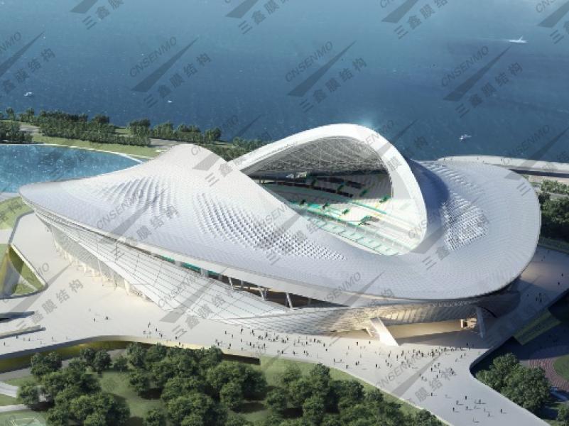 2023年亚洲杯厦门白鹭体育场索系膜结构我们来了