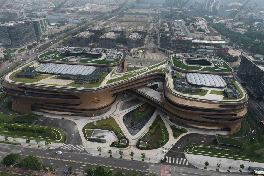 新坐标 | 广州无限极广场ETFE膜结构项目