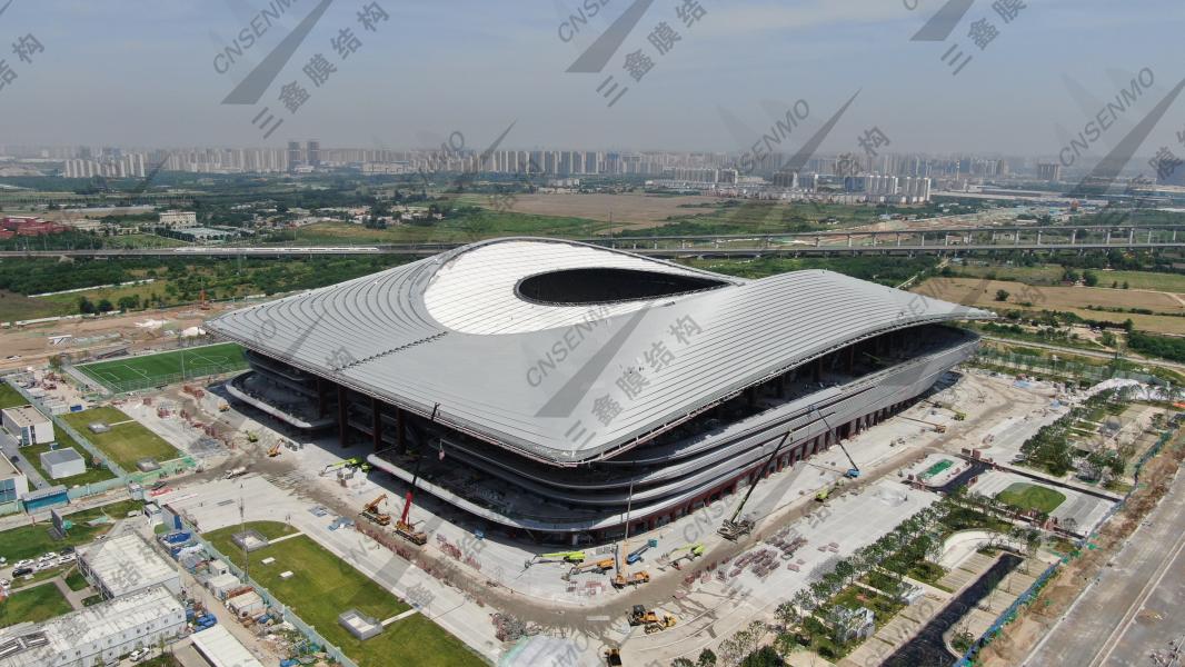 方圆之间| 西安国际足球中心索系PTFE膜结构
